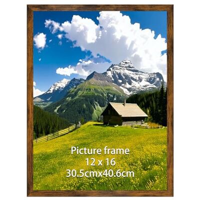 Ditwis Bilderrahmen 30x40 Braun, Fotorahmen für 40x30 cm Poster, Fotos, Kunstwerke und Puzzles, Modern Posterrahmen zum Aufhängen, Rahmen für Wohnungen, Büros und Galerien Ditwis Bilderrahmen 30x40 Braun, Fotorahmen für 40x30 cm Poster, Fotos, Kunstwerke und Puzzles, Modern Posterrahmen zum Aufhängen, Rahmen für Wohnungen, Büros und Galerien