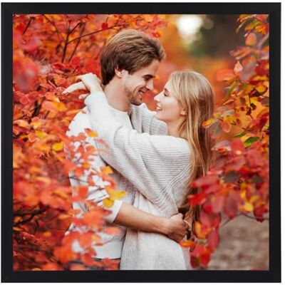 Ditwis Bilderrahmen 25x25 Schwarz, Quadratisch Fotorahmen für Fotos und Bilder, Wand- und Tischaufstellung, Modern Rahmen für Wohn-, Schlaf- und Büroräume Ditwis Bilderrahmen 25x25 Schwarz, Quadratisch Fotorahmen für Fotos und Bilder, Wand- und Tischaufstellung, Modern Rahmen für Wohn-, Schlaf- und Büroräume