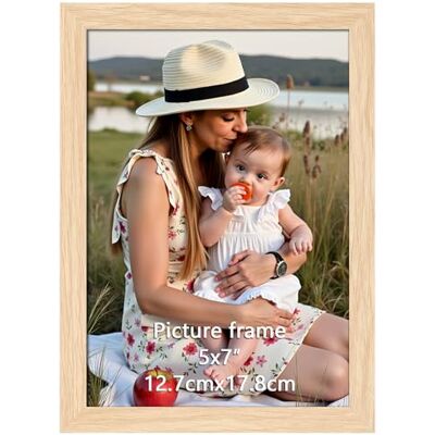 Ditwis Bilderrahmen 13x18 Holzfarben, Fotorahmen für 18x13 cm Fotos und Bilder, Wand- und Tischaufstellung, Modern Rahmen für Wohn-, Schlaf- und Büroräume Ditwis Bilderrahmen 13x18 Holzfarben, Fotorahmen für 18x13 cm Fotos und Bilder, Wand- und Tischaufstellung, Modern Rahmen für Wohn-, Schlaf- und Büroräume