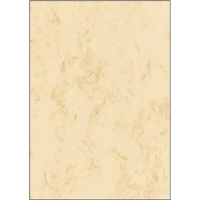 Sigel DP372 Hochwertiges Marmor-Papier beige, A4, 100 Blatt, Motiv beidseitig, 90 g, Briefpapier, Speisekarte, aus nachhaltigem Papier Sigel DP372 Hochwertiges Marmor-Papier beige, A4, 100 Blatt, Motiv beidseitig, 90 g, Briefpapier, Speisekarte, aus nachhaltigem Papier