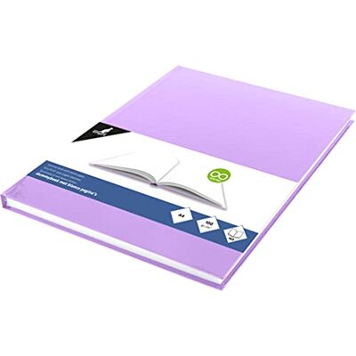 Kangaro KTC Skizzenbuch A4 blanko mit lila violetter Pastell Hardcover, 80 Blatt 100 gramm weiß Säurefreies Papier, K-5354 Kangaro KTC Skizzenbuch A4 blanko mit lila violetter Pastell Hardcover, 80 Blatt 100 gramm weiß Säurefreies Papier, K-5354