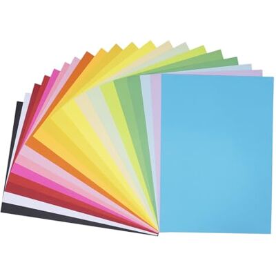 Carehabi 20 Farben A4 80gsm, 100 Blatt Buntpapier, Färbiges Kopierpapier, Buntes Papier für DIY Basteln Gestalten Dekorieren Kunsthandwerk Carehabi 20 Farben A4 80gsm, 100 Blatt Buntpapier, Färbiges Kopierpapier, Buntes Papier für DIY Basteln Gestalten Dekorieren Kunsthandwerk