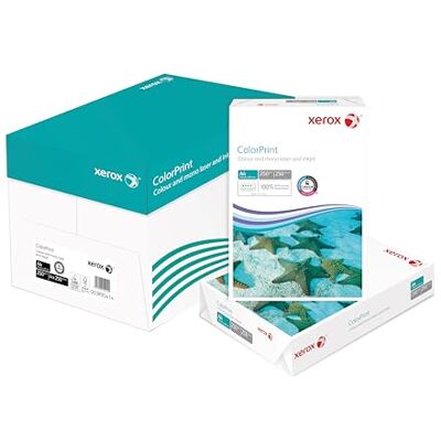 Xerox Colorprint Premium Farblaser-Druckerpapier, weiß, 250g/m², A4, FSC Mix Credit, 1 Karton zu 4 Paketen (1.000 Blatt), 003R95414 Xerox Colorprint Premium Farblaser-Druckerpapier, weiß, 250g/m², A4, FSC Mix Credit, 1 Karton zu 4 Paketen (1.000 Blatt), 003R95414