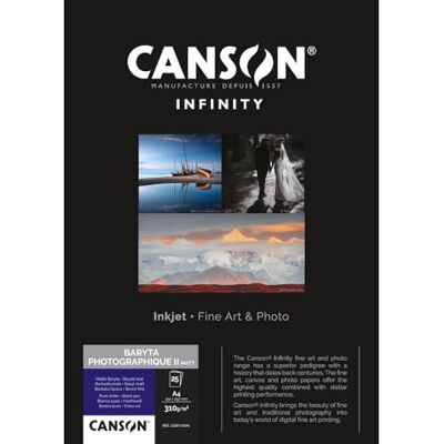 Canson Infinity Baryta Matt Matt Box A4 25H 310g Canson Infinity Baryta Matt Matt Box A4 25H 310g