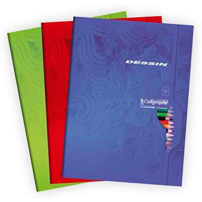 Clairefontaine 7555C 5 Zeichenhefte Calligraphe A4+ 48 Blatt 120g sortiert Clairefontaine 7555C 5 Zeichenhefte Calligraphe A4+ 48 Blatt 120g sortiert