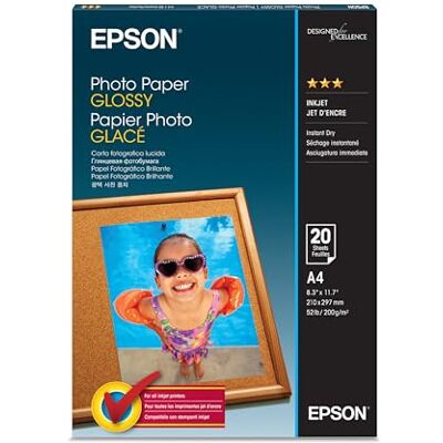 Epson S041140 Photo Paper, DIN-A4, 194g/m², 20 Blatt Epson S041140 Photo Paper, DIN-A4, 194g/m², 20 Blatt