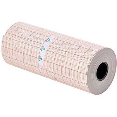 Gima - ECG 1106G, 1106L - Thermorolle - Orange - 112 mm x 25 m - Packung mit 10 Rollen Gima - ECG 1106G, 1106L - Thermorolle - Orange - 112 mm x 25 m - Packung mit 10 Rollen