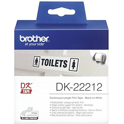 Brother DK-22211 Endlosetiketten Film (29 mm breit, 15,24 m lang, für QL-Etikettendrucker) schwarz auf weiß Brother DK-22211 Endlosetiketten Film (29 mm breit, 15,24 m lang, für QL-Etikettendrucker) schwarz auf weiß