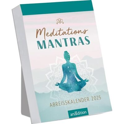 Ars Edition Abreißkalender Meditations-Mantras 2025: Tagesabreißkalender mit 365 positiven Impulsen, zum Aufstellen oder Aufhängen Ars Edition Abreißkalender Meditations-Mantras 2025: Tagesabreißkalender mit 365 positiven Impulsen, zum Aufstellen oder Aufhängen