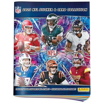 Panini NFL Sticker und Sammelkarten Kollektion 2025 Starter Pack Panini NFL Sticker und Sammelkarten Kollektion 2025 Starter Pack
