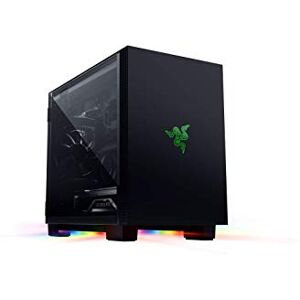 Razer Tomahawk Mini-ITX Gaming Gehäuse mit Chroma RGB (Schwingtüren an beiden Seiten, Belüftung, Staubfilter, Kabel-Management, für Radiatoren bis zu 240 mm) Razer Tomahawk Mini-ITX Gaming Gehäuse mit Chroma RGB (Schwingtüren an beiden Seiten, Belüftung, Staubfilter, Kabel-Management, für Radiatoren bis zu 240 mm)