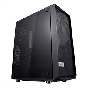 Fractal Design Meshify C Compact Computer Case High Performance Airflow/Cooling 2X Fans Included PSU Shroud Modular Interior Water-Cooling Ready USB3.0 Tempered Glass Blackout Fractal Design Meshify C Compact Computer Case High Performance Airflow/Cooling 2X Fans Included PSU Shroud Modular Interior Water-Cooling Ready USB3.0 Tempered Glass Blackout
