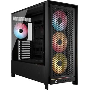 Corsair Frame 5000D RS ARGB Modulares Hohem Luftstrom Mid-Tower-PC-Gehäuse – 4X Vorinstallierte RS-Lüfter, InfiniRail-Lüfterbefestigungssystem, Kompatibel mit Reverse-Connector-Mainboards – Schwarz Corsair Frame 5000D RS ARGB Modulares Hohem Luftstrom Mid-Tower-PC-Gehäuse – 4X Vorinstallierte RS-Lüfter, InfiniRail-Lüfterbefestigungssystem, Kompatibel mit Reverse-Connector-Mainboards – Schwarz