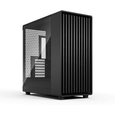 Fractal Design North XL Momentum Black PC-Gehäuse ATX Glas-Seitenfenster, geschwärztes Eichenholz-Front, 3x 140mm Lüfter, Radiator bis 420mm Fractal Design North XL Momentum Black PC-Gehäuse ATX Glas-Seitenfenster, geschwärztes Eichenholz-Front, 3x 140mm Lüfter, Radiator bis 420mm
