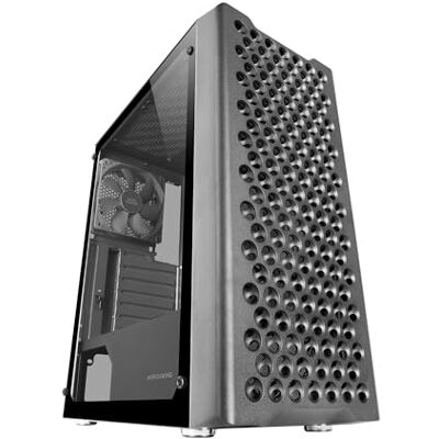 Mars Gaming MC-iPRO, Professionelles ATX-Gehäuse, 3D-Mesh-Frontgitter, Seitenfenster aus Gehärtetem Glas, Ultraleiser 12-cm-FDB-Lüfter, PC-Gehäuse mit Flüssigkeitskühlungsunterstützung, Schwarz Mars Gaming MC-iPRO, Professionelles ATX-Gehäuse, 3D-Mesh-Frontgitter, Seitenfenster aus Gehärtetem Glas, Ultraleiser 12-cm-FDB-Lüfter, PC-Gehäuse mit Flüssigkeitskühlungsunterstützung, Schwarz