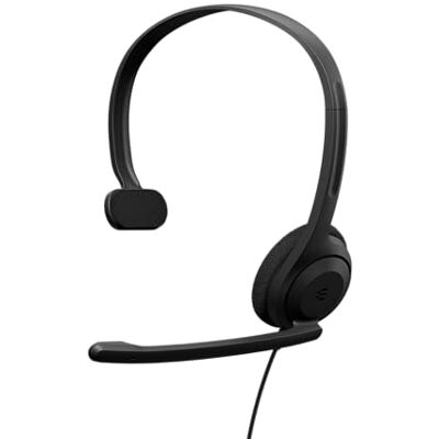 EPOS C1 Business USB C Mono Headset mit Mikrofon, Chrome Zertifiziert, Kopfhörer mit Kabel, rauschunterdrückendes, verbesserte Audioqualität, Konnektivität Geräte, on Ear EPOS C1 Business USB C Mono Headset mit Mikrofon, Chrome Zertifiziert, Kopfhörer mit Kabel, rauschunterdrückendes, verbesserte Audioqualität, Konnektivität Geräte, on Ear