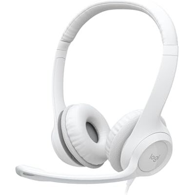 Logitech H390 verkabelter Kopfhörer für PC/Laptop Stereokopfhörer, rauschunterdrückendes Mikrofon, USB-A, Inline-Steuerungen, für Chromebook geeignet Weiß Logitech H390 verkabelter Kopfhörer für PC/Laptop Stereokopfhörer, rauschunterdrückendes Mikrofon, USB-A, Inline-Steuerungen, für Chromebook geeignet Weiß