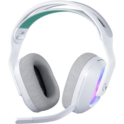 Logitech G522 Lightspeed, Kabelloses Gaming-Headset Für PC/Nintendo Switch, Full-Band-Mikrofon, Tri-Connect (LIGHTSPEED, Bluetooth, USB A auf C), LIGHTSYNC RGB – Weiß Logitech G522 Lightspeed, Kabelloses Gaming-Headset Für PC/Nintendo Switch, Full-Band-Mikrofon, Tri-Connect (LIGHTSPEED, Bluetooth, USB A auf C), LIGHTSYNC RGB – Weiß