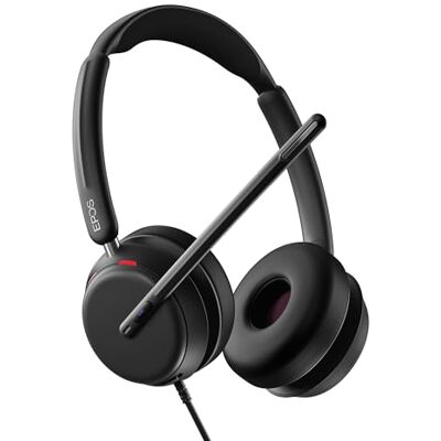 EPOS IMPACT 860T Doppelseitiges kabelgebundenes USB-C & USB-A-Headset mit Noise-Cancelling-Mikrofon, Microsoft Teams zertifiziert, Super-Wideband, bequeme Passform, ideal Büro- & Home Office Profis EPOS IMPACT 860T Doppelseitiges kabelgebundenes USB-C & USB-A-Headset mit Noise-Cancelling-Mikrofon, Microsoft Teams zertifiziert, Super-Wideband, bequeme Passform, ideal Büro- & Home Office Profis