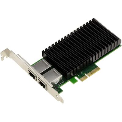 KALEA-INFORMATIQUE PCIe x4 Netzwerk-Controller-Karte mit 2 Ports, 10 Gigabit Ethernet RJ45 mit Intel X550 10G Chipsatz KALEA-INFORMATIQUE PCIe x4 Netzwerk-Controller-Karte mit 2 Ports, 10 Gigabit Ethernet RJ45 mit Intel X550 10G Chipsatz