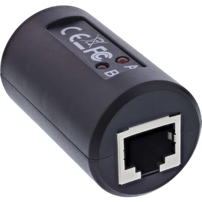 InLine PoE Tester für PoE/PoE+ Netzwerke, Live-Testgerät für IEEE 802.3af/at, zeigt Midspan/Endspan, RJ45 Anschluss, 79999P InLine PoE Tester für PoE/PoE+ Netzwerke, Live-Testgerät für IEEE 802.3af/at, zeigt Midspan/Endspan, RJ45 Anschluss, 79999P