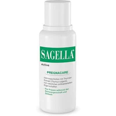 Sagella Active PREGNACARE : Seifenfreie Intimwaschlotion für Frauen während und nach der Schwangerschaft, 250 ml Sagella Active PREGNACARE : Seifenfreie Intimwaschlotion für Frauen während und nach der Schwangerschaft, 250 ml