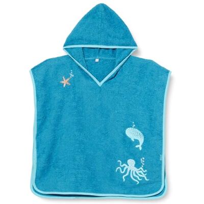 Playshoes Unisex Kinder Frottee-Poncho Bademantel Handtuch, Meerestiere, L (ab ca. 4 Jahre) Playshoes Unisex Kinder Frottee-Poncho Bademantel Handtuch, Meerestiere, L (ab ca. 4 Jahre)