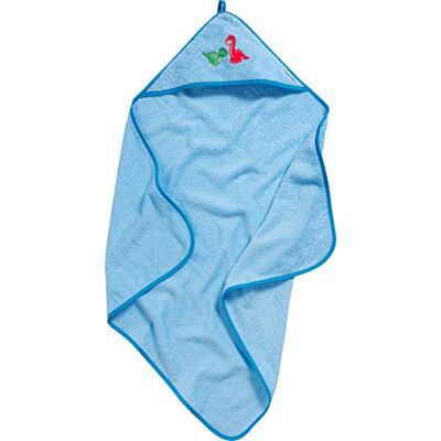 Playshoes Kinder Frottee Kapuzen-Handtuch, praktisches Kapuzentuch für Jungen, mit Dinosaurier-Stickung Playshoes Kinder Frottee Kapuzen-Handtuch, praktisches Kapuzentuch für Jungen, mit Dinosaurier-Stickung