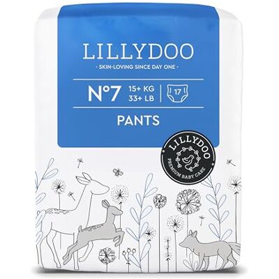 LILLYDOO Baby Windeln Pants Größe 7 (15+ kg), 17 Stück LILLYDOO Baby Windeln Pants Größe 7 (15+ kg), 17 Stück
