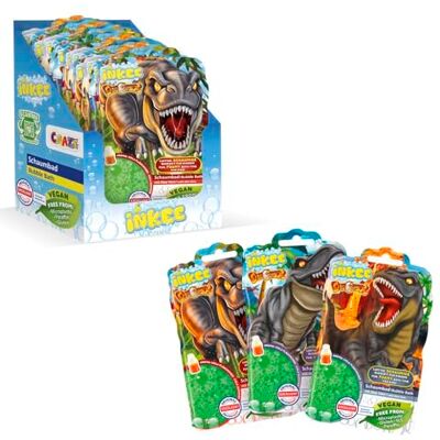 INKEE Bubble Bath Liquid Dinorex Dinosaurier Badezusatz für Kinder, grünes Schaumbad kinder Mit Aloe vera & Colagummi-Aroma, 15x 40g INKEE Bubble Bath Liquid Dinorex Dinosaurier Badezusatz für Kinder, grünes Schaumbad kinder Mit Aloe vera & Colagummi-Aroma, 15x 40g