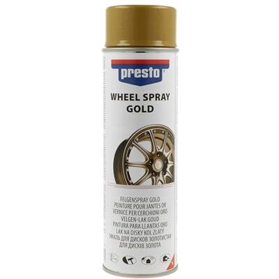 presto UNIVERSAL Felgenspray Gold 500 ml Sprühfarbe presto UNIVERSAL Felgenspray Gold 500 ml Sprühfarbe