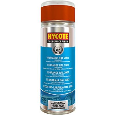 Hycote Sprühlack Orange RAL 2003 400 ml – Schnelltrocknender Acryl Autolack Spray mit hoher Deckkraft, exakter RAL Farbton, für Metall, Kunststoff, Keramik und Holz Hycote Sprühlack Orange RAL 2003 400 ml – Schnelltrocknender Acryl Autolack Spray mit hoher Deckkraft, exakter RAL Farbton, für Metall, Kunststoff, Keramik und Holz