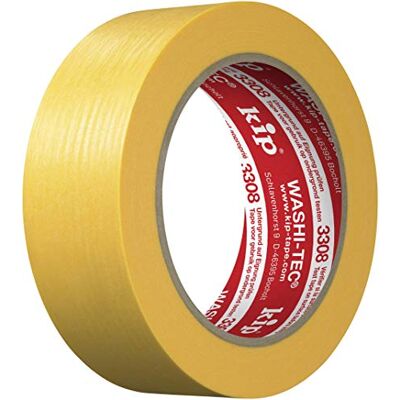 kip WASHI-TEC Goldkrepp, Innen & Außen, 36mm x 50m kip WASHI-TEC Goldkrepp, Innen & Außen, 36mm x 50m
