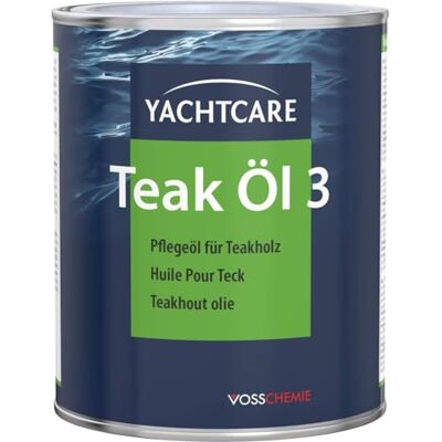 Yachtcare Teaköl 1L Hochwertiges Holzöl mit UV-Schutz für Teakholz im Außenbereich, pflegt und schützt gegen Wetter und Vergrauung, ideal für Boote und Gärten Yachtcare Teaköl 1L Hochwertiges Holzöl mit UV-Schutz für Teakholz im Außenbereich, pflegt und schützt gegen Wetter und Vergrauung, ideal für Boote und Gärten
