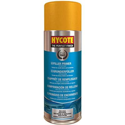Hycote Füller Primer Spray 400 ml – Schnelltrocknender Acryl Sprühfüller mit hoher Deckkraft, zum Ausgleichen von Unebenheiten, für Metall, Kunststoff, Keramik und Holz Hycote Füller Primer Spray 400 ml – Schnelltrocknender Acryl Sprühfüller mit hoher Deckkraft, zum Ausgleichen von Unebenheiten, für Metall, Kunststoff, Keramik und Holz