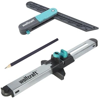 Wolfcraft Winkel- und Laminat-Set - Projektwerkzeug Wolfcraft Winkel- und Laminat-Set - Projektwerkzeug