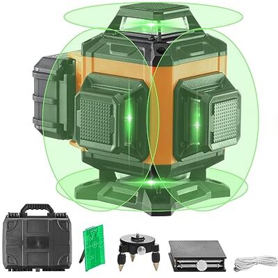 VEVOR Kreuzlinienlaser 30m Lasernivellier Selbstnivellierend Linienlaser 520nm±10nm Laserwellenlänge Baulaser ±0,28cm bei 10m Kreuzlaser ±3° Staub- & Wasserdicht inkl. Lithiumbatterie Typ-C-Leitung VEVOR Kreuzlinienlaser 30m Lasernivellier Selbstnivellierend Linienlaser 520nm±10nm Laserwellenlänge Baulaser ±0,28cm bei 10m Kreuzlaser ±3° Staub- & Wasserdicht inkl. Lithiumbatterie Typ-C-Leitung