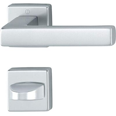 Hoppe AUSTIN Tür- und Fenstergriffset - Modern Aluminium, Silber eloxiert Hoppe AUSTIN Tür- und Fenstergriffset - Modern Aluminium, Silber eloxiert