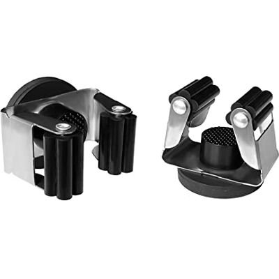 Mewuthede Magnetischer Mopp-Besen-Halter, Wandhalterung, 2 Stück, bewegliche Wandmontage, Besen-Clip, Mopp-Greifer, kein Bohren, magnetischer Besen, Mopp-Gestell, Aufhänger für Zuhause, Bad, Garage, Garten Mewuthede Magnetischer Mopp-Besen-Halter, Wandhalterung, 2 Stück, bewegliche Wandmontage, Besen-Clip, Mopp-Greifer, kein Bohren, magnetischer Besen, Mopp-Gestell, Aufhänger für Zuhause, Bad, Garage, Garten
