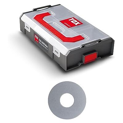 TOX L-BOXX Mini Unterlegscheiben Sortiment DIN 125, individuell anpassbar, stapel- & untereinander verklickbar, inklusive U-Scheiben in unterschiedlichen Abmessungen, 900 tlg., 094903200 TOX L-BOXX Mini Unterlegscheiben Sortiment DIN 125, individuell anpassbar, stapel- & untereinander verklickbar, inklusive U-Scheiben in unterschiedlichen Abmessungen, 900 tlg., 094903200