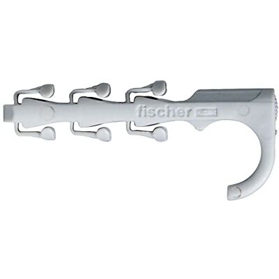 fischer Steckfix SF plus ES 10, Dübel, Schlaufe und Schraube in einem, Einhandmontage, Hohe Haltekräfte durch Sperrriegel, 100 Stück fischer Steckfix SF plus ES 10, Dübel, Schlaufe und Schraube in einem, Einhandmontage, Hohe Haltekräfte durch Sperrriegel, 100 Stück