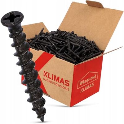 KLIMAS Schnellbauschrauben Gipsplatten auf Gipsplatten 5,0 x 35 mm 500 Stück Trockenbauschrauben Rigipsschrauben Gipsschraube SCHRAUBE Gipsschraube mit Nagelspitze und Grobgewinde KLIMAS Schnellbauschrauben Gipsplatten auf Gipsplatten 5,0 x 35 mm 500 Stück Trockenbauschrauben Rigipsschrauben Gipsschraube SCHRAUBE Gipsschraube mit Nagelspitze und Grobgewinde