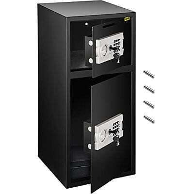VEVOR Digitaler Tresor 74 l, Sicherheitskasten mit digitaler Kombination für den Heimgebrauch, Safe für Geld, Schmuck, Dokumente VEVOR Digitaler Tresor 74 l, Sicherheitskasten mit digitaler Kombination für den Heimgebrauch, Safe für Geld, Schmuck, Dokumente