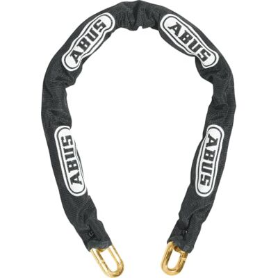 ABUS Kette 8KS – 8 mm starke Stahlkette zum Sichern von Fahrrädern, Stühlen in der Gastronomie, Maschinen und mehr – mit Textilmantel – kombinierbar beispielsweise mit Vorhängeschloss – 85 cm Länge ABUS Kette 8KS – 8 mm starke Stahlkette zum Sichern von Fahrrädern, Stühlen in der Gastronomie, Maschinen und mehr – mit Textilmantel – kombinierbar beispielsweise mit Vorhängeschloss – 85 cm Länge