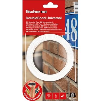 fischer Montageband, doppelseitiges und starkes Klebeband in transparent, einfach anwendbar dank Spezialliner, Aufhängung ohne Bohren, für Spiegel, Bilder, Deko, Haken, uvm., 3 Meter fischer Montageband, doppelseitiges und starkes Klebeband in transparent, einfach anwendbar dank Spezialliner, Aufhängung ohne Bohren, für Spiegel, Bilder, Deko, Haken, uvm., 3 Meter