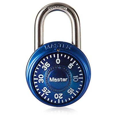 Master Lock Rundes Zahlenschloss 38 mm Farblich Sortiert, 1533EURD Master Lock Rundes Zahlenschloss 38 mm Farblich Sortiert, 1533EURD