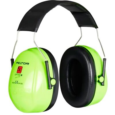 3M Peltor Optime II Kapselgehörschutz, Kopfbügel, Hi-Viz, SNR 31 dB, hohe Sichtbarkeit, 1 Stück, grün 3M Peltor Optime II Kapselgehörschutz, Kopfbügel, Hi-Viz, SNR 31 dB, hohe Sichtbarkeit, 1 Stück, grün