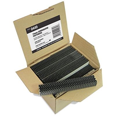 TACWISE 0449 15mm gewellte Heftklammern, 1.500 Stück TACWISE 0449 15mm gewellte Heftklammern, 1.500 Stück