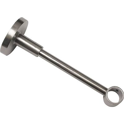 Gardinia Träger geschlossen für Ø 16 mm edelstahl-optik 13,5 cm, Metall Gardinia Träger geschlossen für Ø 16 mm edelstahl-optik 13,5 cm, Metall