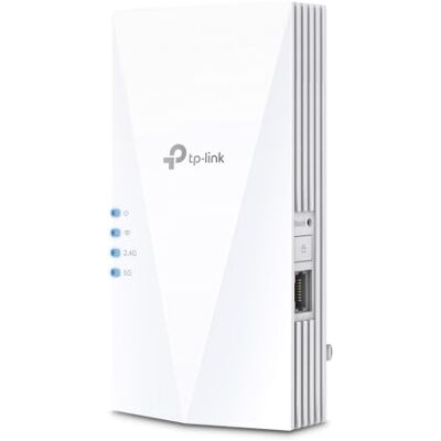 TP-Link RE580X WiFi 6 WLAN Verstärker Repeater AX1500(Dualband 1200MBit/s 5GHz + 300MBit/s 2,4GHz, MU-MIMO, Gigabit Port, kompatibel zu Allen WLAN Routern) TP-Link RE580X WiFi 6 WLAN Verstärker Repeater AX1500(Dualband 1200MBit/s 5GHz + 300MBit/s 2,4GHz, MU-MIMO, Gigabit Port, kompatibel zu Allen WLAN Routern)